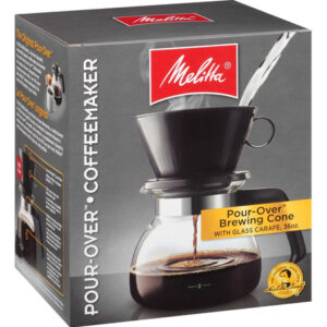 Melitta Cafetera, Cápsula Con Vertedor Más Taza Para Viaj. Color Glass Carafe