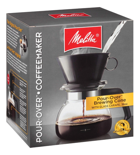 Melitta Cafetera, Cápsula Con Vertedor Más Taza Para Viaj. Color Glass Carafe