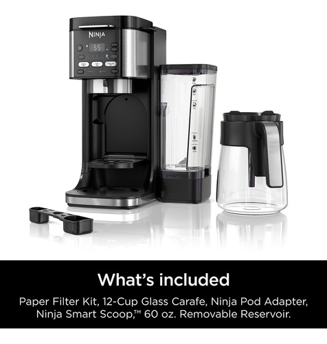 Ninja Cfp101 Cafetera Dual Brew Hot & Iced, De Una Sola Porc - Imagen 6