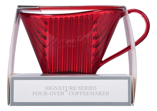 Melitta Signature Series - Cafetera De 1 Taza, Color Rojo T. Color Tritán Rojo - Imagen 3