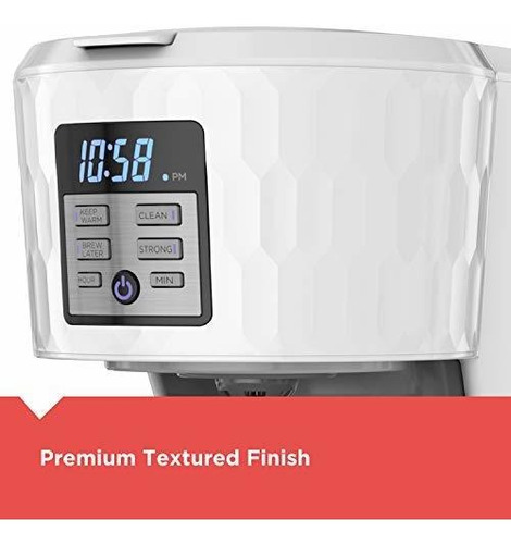 Cafetera Programable De 12 Tazas Color White - Imagen 3