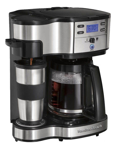Cafetera Hamilton Beach 49980 Automática Negra Y Acero Inoxidable De Filtro 120v