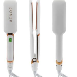 Plancha Y Rizadora De Cabello Profesional, Tecnología Infr. Color Blanco