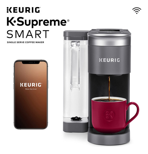 Keurig K-supreme Smart - Cafetera Inteligente, Tecnología . Color Gris - Imagen 3