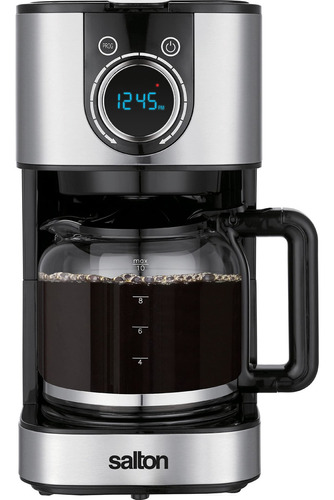 Salton Fc Cafetera Color Negro, Acero Inoxidable, (stainless Steel, Black)