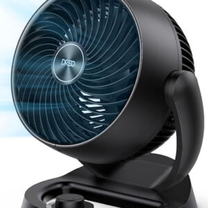 Ventilador Dreo 9¨ Circular Inclinación Ajustable 3 Vel Color De La Estructura Negro Color De Las Aspas Negro Diámetro 24 Cm Material De Las Aspas Plástico