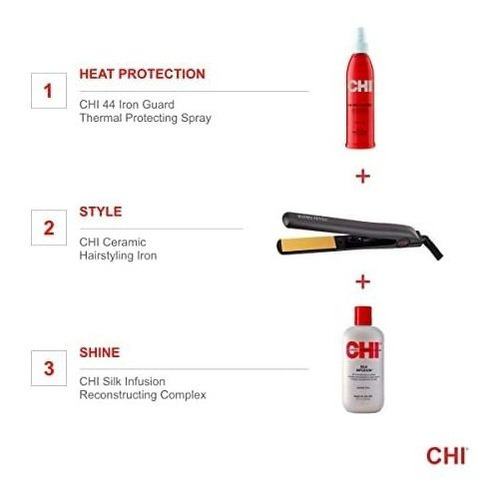 Plancha Alisadora De Cabello Chi, De Cerámica, Ergonómico - Imagen 3