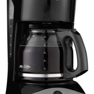 Mr. Coffee - Cafetera Con Pausa Automática Y Jarra De Cris. Color Negro