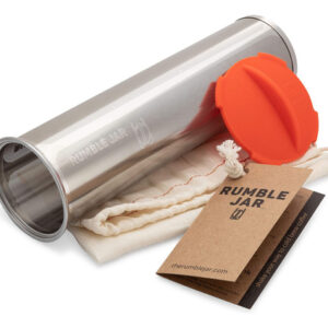 Rumble Jar - Cafetera De Infusión Fría De Próxima Genera. Color Filtro Solo Con Tapa Naranja-roja