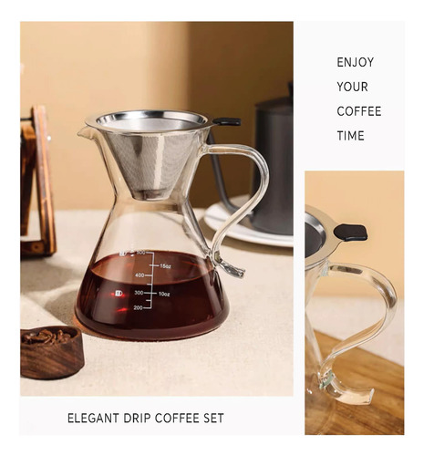 Cofisuki Cafetera Vertida, Elegante Cafetera De Goteo Con F. Color Claro - Imagen 7