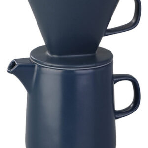 Walzion Cafetera Prensa Cafetera Con Mano Juego De Cafetera. Color Azul