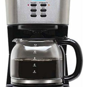 Cafetera Capresso Para 12 Tazas Con Jarra De Vidrio, Acero I