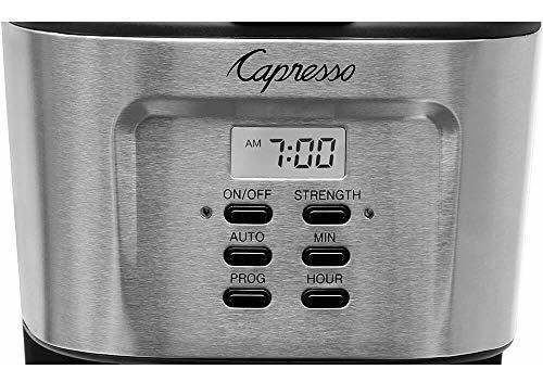 Cafetera Capresso Para 12 Tazas Con Jarra De Vidrio, Acero I - Imagen 4
