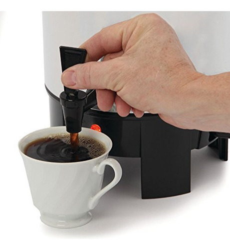West Bend - Cafetera De Aluminio Altamente Pulido Para Fie. Color Plateado - Imagen 8
