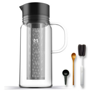Mavo - Cafetera Para Café Frío (34 Oz/33.8 fl Oz) - 100%. Color Stainless Steel
