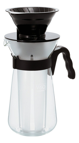 Hario V60 Fretta Cafetera Caliente Y Helada, 23.7 fl Oz, . Color Negro