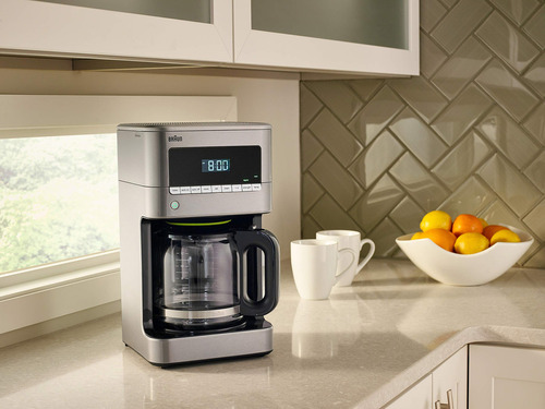 Braun Brewsense, Cafetera, Para 12 Tazas Color Negro Y Plateado - Imagen 4