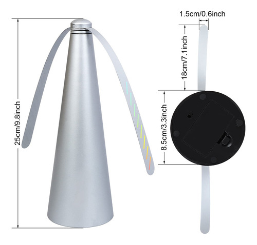 Piopiaoniu - 5 Ventiladores De Mesa Para Ventiladores De Co - Imagen 3