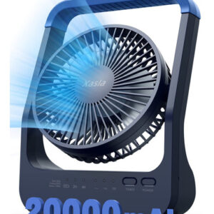 Ventilador Recargable De Mah, Ventilador De Campamento Par