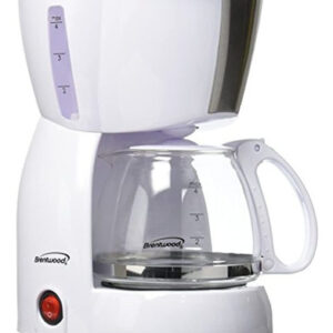Brentwood Ts-213w Cafetera De 4 Tazas (blanca)