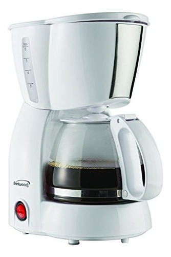Brentwood Ts-213w Cafetera De 4 Tazas (blanca) - Imagen 3