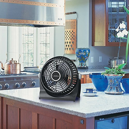 Lasko 507 Ventilador De 10 Pulgadas Para Piso Mesa Color Neg - Imagen 3