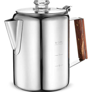 Eurolux Percolador Cafetera Pot - 9 Tazas | Material De Acer