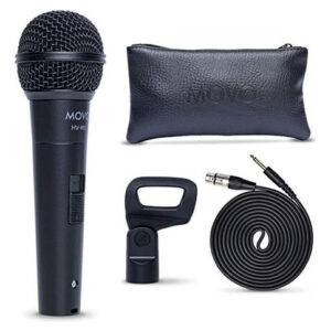 Movo Hv-m5 Micrófono Vocal Cardioide Dinámico Con Soporte. Color Negro