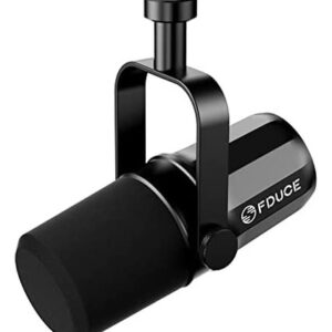 Fduce Sl40x Xlr Micrófono Dinámico Para Grabación Vocal,. Color Negro