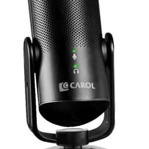 Carol Micrófono De Condensador Usb Para Transmisión, Podc. Color Negro