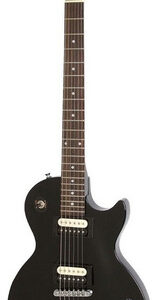 Guitarra Eléctrica EpiPhone Les Paul Studio Lt E1 De Caoba Ebony Con Diapasón De Palo De Rosa
