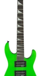 Guitarra Eléctrica Jackson Js Series Dinky Minion Js1x De Álamo Neon Green Brillante Con Diapasón De Amaranto