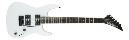 Guitarra Eléctrica Jackson Js Series Js12 Dinky De Álamo Snow White Brillante Con Diapasón De Amaranto - Imagen 4