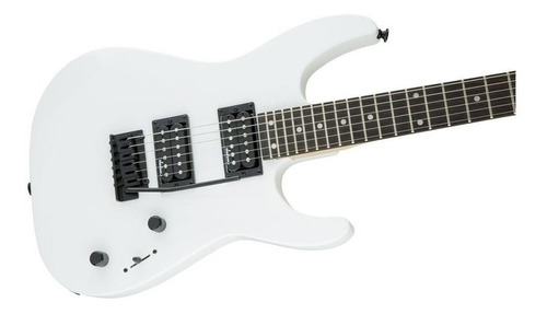 Guitarra Eléctrica Jackson Js Series Js12 Dinky De Álamo Snow White Brillante Con Diapasón De Amaranto - Imagen 6