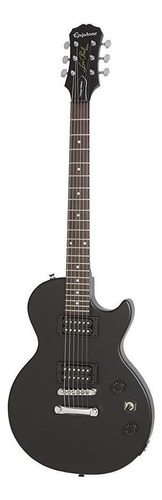 Guitarra Eléctrica Epiphone Les Paul Special Ve De Álamo Ebony Con Diapasón De Palo De Rosa
