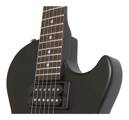 Guitarra Eléctrica Epiphone Les Paul Special Ve De Álamo Ebony Con Diapasón De Palo De Rosa - Imagen 5