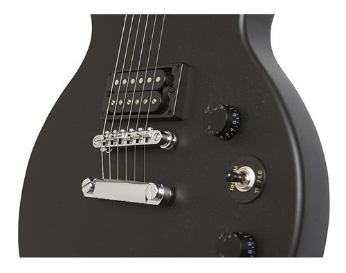 Guitarra Eléctrica Epiphone Les Paul Special Ve De Álamo Ebony Con Diapasón De Palo De Rosa - Imagen 6