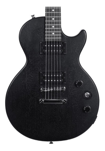 Guitarra Eléctrica Epiphone Les Paul Special Ve De Álamo Ebony Con Diapasón De Palo De Rosa - Imagen 8