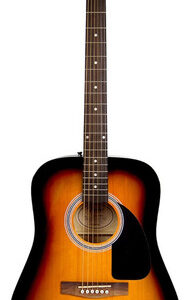 Guitarra Acústica Fender Dreadnought Fa-115 Para Diestros Sunburst Nogal Brillante