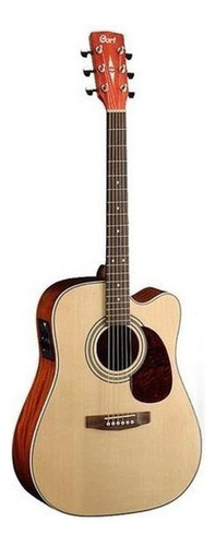 Guitarra Acústica Cort Mr500e Para Diestros Open Pore Open Pore