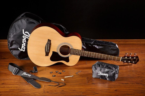 Ibanez Paquete De Guitarra Acústica De 6 Cuerdas, Derecha,. Color Natural - Imagen 6