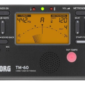 Afinador De Instrumento Cromático Korg Tm-60c-bk Color Negro