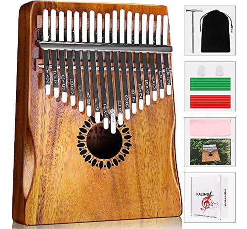 Kalimba Thumb Piano 17 Teclas, Mbira Portatil Piano S