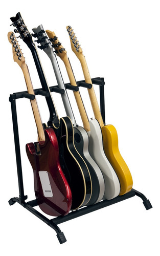 Soporte Rack Plegable Para 5 Guitarras Gator Rok-it 5x Color Negro - Imagen 6