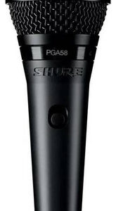 Micrófono Shure Pg Alta Pga58-xlr Dinámico Cardioide Color Negro