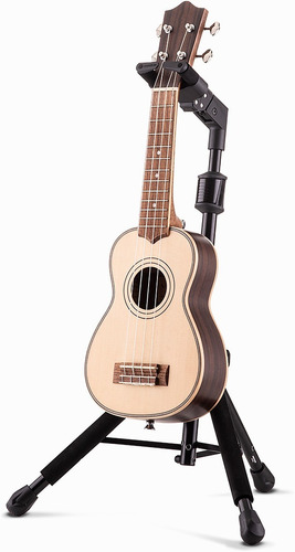 Soporte Hercules Para Ukelele Traba Automática (uks100b) Color Negro - Imagen 3