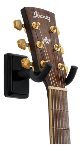 Soporte De Pared Guitarra Electrica Bajo Gator Wall Hanger Color Negro - Imagen 5