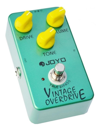 Pedal De Efecto Joyo Vintage Overdrive Jf-01 Verde - Imagen 4