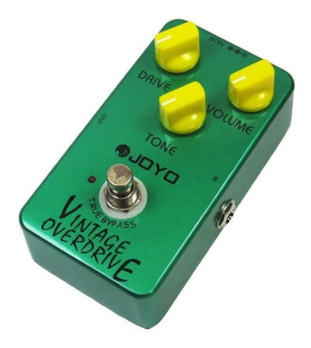 Pedal De Efecto Joyo Vintage Overdrive Jf-01 Verde - Imagen 5