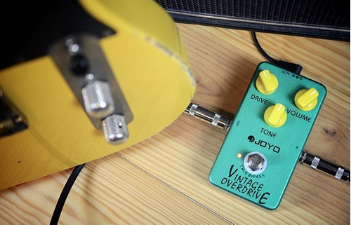 Pedal De Efecto Joyo Vintage Overdrive Jf-01 Verde - Imagen 6